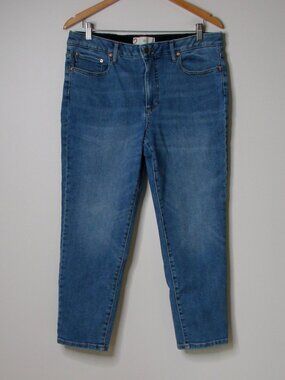 Ricki's Cropped Ankle Jeans High Waist Stretch Love Ricki's Jeans Size 12
